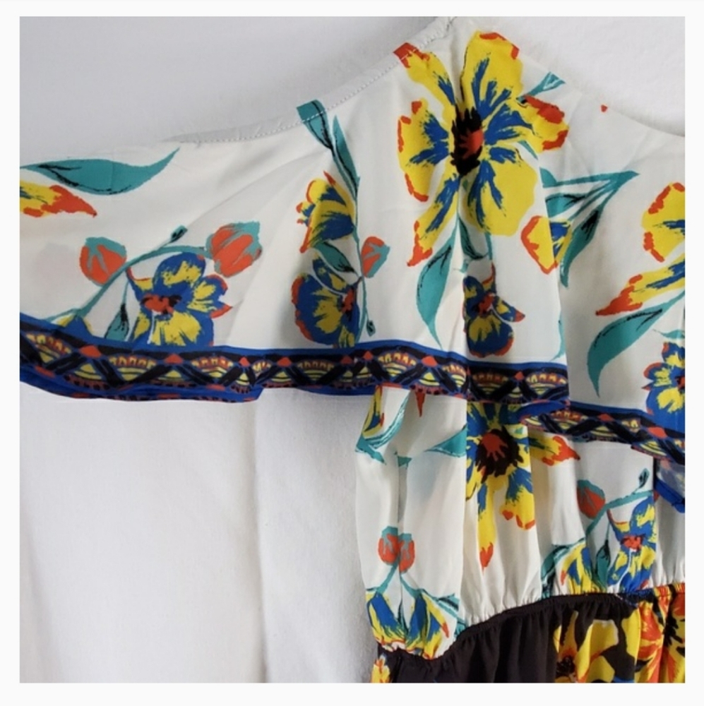 Flying Tomato cold shoulder  maxi dress 1X - Picture 7 of 8